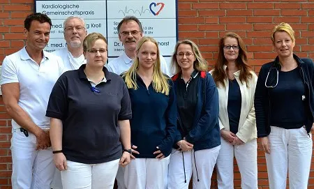 Das gesamte Team des Herzzentrums Kiel — Ärztinnen, Ärzte und Praxisteam